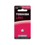 Toshiba Baterie TOSHIBA LR41 1.5V alcalina Blister 1buc echivalent 192 GP192 V3GA AG3 L736 (LR41 BP-1C) - sogest Baterii de unica folosinta