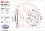 BREMBO Disc frana RENAULT CLIO II (BB0/1/2, CB0/1/2) (1998 - 2005) BREMBO 09.5802. 2X