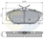 COMLINE Set placute frana, frana disc RENAULT MEGANE I Classic (LA0/1) (1996 - 2006) COMLINE CBP0526