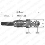 DELPHI Bujie incandescenta VW POLO (6N1) (1994 - 1999) DELPHI HDS343