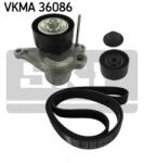 SKF Set curea transmisie cu caneluri RENAULT TRAFIC II platou / sasiu (EL) (2001 - 2014) SKF VKMA 36086