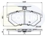 COMLINE Set placute frana, frana disc VW PASSAT (3A2, 35I) (1988 - 1997) COMLINE CBP0511