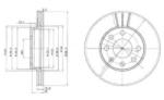 DELPHI Disc frana OPEL ASTRA F Hatchback (53, 54, 58, 59) (1991 - 1998) DELPHI BG2278