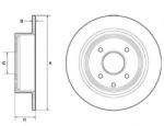 DELPHI Disc frana NISSAN TIIDA Limuzina (SC11X) (2006 - 2016) DELPHI BG4666C