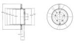 DELPHI Disc frana MAZDA CX-7 (ER) (2006 - 2016) DELPHI BG4341