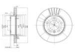 DELPHI Disc frana BMW Seria 3 Cabriolet (E46) (2000 - 2007) DELPHI BG2623C