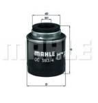 Mahle Original Filtru ulei AUDI A3 (8P1) (2003 - 2012) MAHLE ORIGINAL OC 593/4