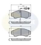 COMLINE Set placute frana, frana disc FIAT DUCATO platou / sasiu (230) (1994 - 2002) COMLINE CBP11041