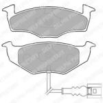DELPHI Set placute frana, frana disc MERCEDES SPRINTER 5-t platou / sasiu (906) (2006 - 2016) DELPHI LP1709