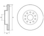 DELPHI Disc frana VW GOLF VII Variant (BA5) (2013 - 2016) DELPHI BG4701C