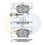 COMLINE Set placute frana, frana disc VW PASSAT (3B2) (1996 - 2001) COMLINE CBP11542