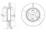 DELPHI Disc frana RENAULT LAGUNA II Grandtour (KG0/1) (2001 - 2016) DELPHI BG3733