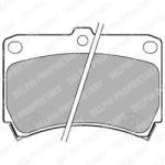 DELPHI Set placute frana, frana disc KIA RIO limuzina (DC) (2000 - 2005) DELPHI LP743