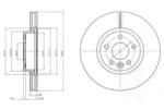 DELPHI Disc frana VOLVO V60 (2010 - 2016) DELPHI BG4094C