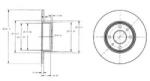 DELPHI Disc frana FIAT MULTIPLA (186) (1999 - 2010) DELPHI BG2322