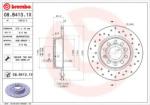 BREMBO Disc frana AUDI A1 (8X1, 8XK, 8XF) (2010 - 2016) BREMBO 08. B413.1X