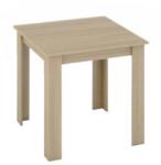 TEMPO KONDELA Étkezőasztal, tölgy sonoma, 80x80 cm, KRAZ - sprintbutor