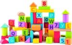 Woodyland Cuburi pastelate cu litere și numere (OLP102191842)