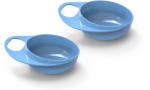 Nuvita Boluri din plastic 2 buc, albastru pastel (BD5350555015444) Set pentru masa bebelusi