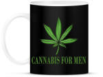 printfashion Cannabis for men - Bögre - Fekete (2412372)