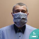 Sanybet Masca facială de protecție Sanybetka din bumbac, set 5 buc. , mărime universală