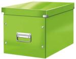 Leitz Tároló doboz lakkfényű "L" méret Leitz "Click&Store" zöld (E61080054)