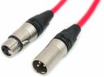 Bespeco NCMB450C Fluorescent Red 4, 5 m Cablu de microfon (NCMB450RDFL)