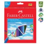 Faber-Castell Színes ceruza készlet 24db-os Faber-Castell háromszögű Eco 120524 (120524EU)