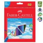 Faber-Castell Színes ceruza készlet 24db-os FABER háromszögű Eco 120524EU