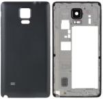  tel-szalk-018286 Samsung Galaxy Note 4 N910V középső keret és hátlapi kamera lencse fekete (tel-szalk-018286)
