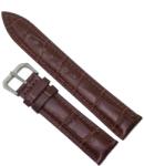  Curea de ceas - Piele Naturala Maro - Imprimeu Crocodil - 18mm 20mm 22mm - WZ3802 (WZ3802)