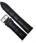  Curea de ceas - Piele Naturala Neagra - Imprimeu Crocodil - 12mm 14mm 16mm 18mm 20mm 22mm - WZ3803 (WZ3803)