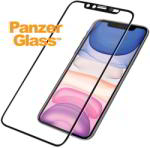 Panzer Apple iPhone XR/11 Tokbarát Edzett üveg kijelzővédő, kamera borítóval, fekete kerettel (2668)