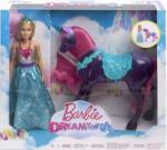 Mattel Barbie Dreamtopia Princess papusa cu Unicorn FPL89 Papusa Barbie