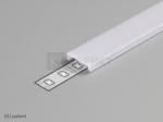 Topmet LED profil fedél "C" klikk opál 4000mm (76660038)
