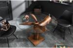LuxD Stílusos étkezőasztal Propeller 94 cm réz