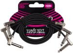 Ernie Ball 12 Flat Ribbon Patch Cable 3-Pack