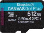 Kingston microSDXC Canvas Go Plus 170R 512GB UHS-I/U3 SDCG3/512GBSP