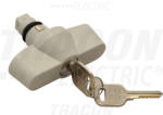 Tracon TME-ZM Biztonsági zár TME szekrényhez 180°, key removable in both positions (TME-ZM)