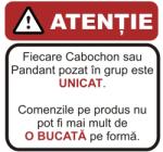  Cabochon din Labradorit Negru de Forma Oval - 32-38 x 22-27 x 6-7 mm