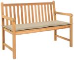 vidaXL Pernă de bancă de grădină, bej, 150x50x3 cm, textil oxford (47627)