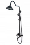 Rea Coloana de dus cu pipa pentru cada Rea Retro negru mat (5902557331666)