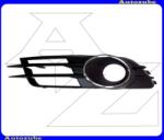 AUDI A6 C7 2010.11-2015.05 /4G/ Első lökhárító rács bal, ködlámpás, krómgyűrűvel AD0382134