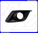 MAZDA 3 2013.04-2017.01 /BM/ Első lökhárító rács jobb, fekete, ködlámpás "krómgyűrűs kivitel" MZ131FCR