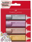 Faber-Castell Textmarker Faber-Castell Metalizat set 4 culori (FC154640)