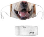  Egyedi kutyás arcmaszk cserélhető szűrővel