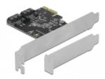Delock 2x SATA bővítő kártya PCI-E (90431)
