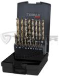 Terrax A215214RO Csigafúró készlet 19 részes, HSSE-Co5 1, 0-10, 0mm (0, 5mm) (A215214RO)
