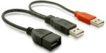  USB A/A Y Adat+Táp Delock 65306