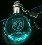  Dodge kulcstartó lézergravírozott váltakozó Led fénnyel (dodge)